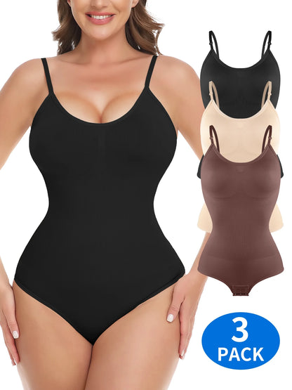 Shapewear Bodysuit for Women Tummy Control Body Shaper Seamless Sculpting Snatched High Waist Body Suit